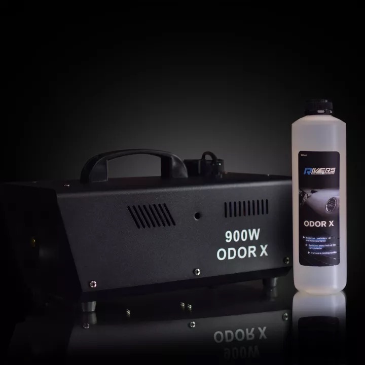 Rivers Odor X Fogging Machine 900watts & Rivers Odor X – Marine Squash Scent 500ml. Set / Zero Bac Atomizer / Fogging / Misting Machine